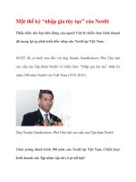 Một thế kỷ “nhập gia tùy tục” của Nestlé pptx