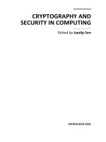 CRYPTOGRAPHY AND SECURITY IN COMPUTING pptx