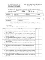 ĐỀ THI HẾT MÔN NHỮNG NGUYÊN LÝ CƠ BẢN CỦA CHỦ NGHĨA MÁC-LÊNIN - ĐỀ SỐ 2 docx