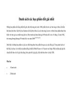 Danh sách các họa phẩm đắt giá nhất docx