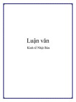 Báo cáo đề tài: Kinh tế Nhật Bản doc