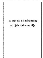 10 thất bại nổi tiếng trong tái định vị thương hiệu pot