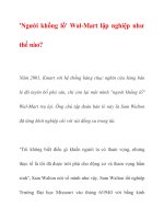 ''''Người khổng lồ'''' Wal-Mart lập nghiệp như thế nào? pot