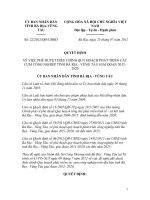 Quyết Định Số: 22/2012/QĐ-UBND VỀ VIỆC PHÊ DUYỆT ĐIỀU CHỈNH QUY HOẠCH PHÁT TRIỂN CÁC CỤM CÔNG NGHIỆP TỈNH BÀ RỊA - VŨNG TÀU GIAI ĐOẠN 2012-2020 potx