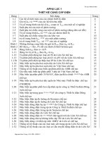 APHỤ LỤC 1 THIẾT KẾ CUNG CẤP ĐIỆN pdf