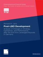 Post-LBO Development doc
