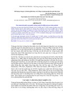 BÁO CÁO KHOA HỌC : Chất lượng trứng gà, vịt thương phẩm được xử lý bằng các phương pháp bảo quản khác nhau pdf