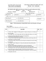 ĐỀ THI HẾT MÔN NHỮNG NGUYÊN LÝ CƠ BẢN CỦA CHỦ NGHĨA MÁC-LÊNIN - ĐỀ SỐ 8 docx