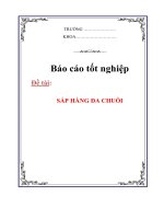 LUẬN VĂN:SẮP HÀNG ĐA CHUỖI potx