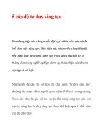5 cấp độ tư duy sáng tạo docx