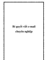 Bí quyết viết e-mail chuyên nghiệp.Nếu bạn muốn email của mình luôn được pptx