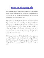 Xử trí khi bé ngã đập đầu pdf