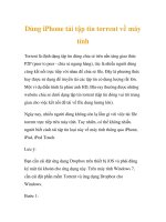 Dùng iPhone tải tập tin torrent về máy tính pot