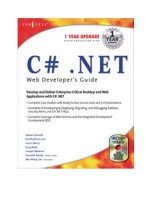 Giáo trình C# Và .NET Framework pot