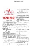 giải toán trung học cơ sở