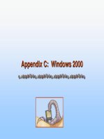 Operating System Concepts - Appendix C: Windows 2000 doc