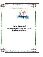 báo cáo thực tập   ''''máy thu thanh khuếch đại thẳng''''