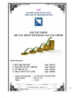 BÁO CÁO TÀI CHÍNH NHÓM A & Q pptx