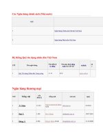 Cac ngan hang o Viet Nam ppt