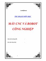 thu hoạch môn học máy cnc và robot công nghiệp
