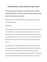 Facebook Places: cách chỉnh sửa cài đặt riêng tư doc