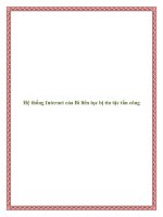 Hệ thống Internet của Bỉ liên tục bị tin tặc tấn công ppt