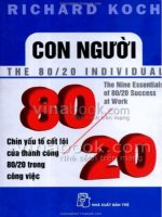 “The 80/20 Individual: The Nine Essentials of 80/20 Success at Work” pot