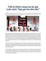 Triết lý thành công của tác giả cuốn sách 