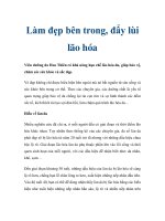 Làm đẹp bên trong, đẩy lùi lão hóa pptx