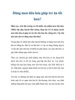 Dùng men tiêu hóa giúp trẻ ăn tốt hơn? pptx