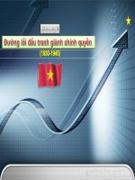 Chương 2 Đường lối tranh giành chính quyền pptx