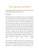 Chạy ứng dụng trên bút nhớ pptx