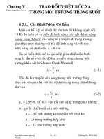 Truyền nhiệt   CV Trao đổi nhiệt bức xạ trong môi trường trong suốt