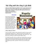Sức sống mới cho công ty gia đình pptx