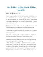 Quy tắc đầu tư cổ phiếu (luôn lãi và không bao giờ lỗ) pptx