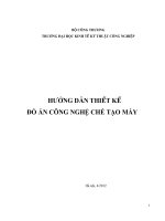 hướng dẫn đồ án công nghệ doc