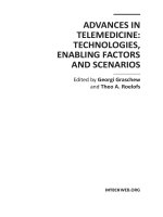 ADVANCES IN TELEMEDICINE: TECHNOLOGIES, ENABLING FACTORS AND SCENARIOS docx