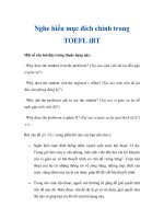 Nghe hiểu mục đích chính trong TOEFL iBT pdf
