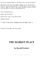 The Project Gutenberg E Book of The MarketPlace, by Harold Frederic pdf