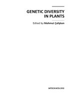  GENETIC DIVERSITY IN PLANTS pdf