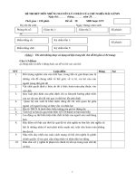 ĐỀ THI HẾT MÔN NHỮNG NGUYÊN LÝ CƠ BẢN CỦA CHỦ NGHĨA MÁC-LÊNIN - ĐỀ SỐ 20 pptx