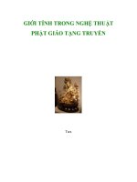 GIỚI TÍNH TRONG NGHỆ THUẬT PHẬT GIÁO TẠNG TRUYỀN ppt