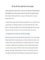 10 vấn đề bảo mật Web của Google pot