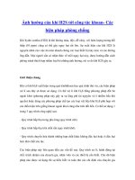 Ảnh hưởng của khí H2S tới công tác khoan- Các biện pháp phòng chống docx