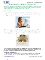 BỆNH ĐAU LƯNG – CĂN BỆNH KHÔNG CÓ TUỔI doc