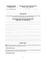 Ngfhị quyết Số: 12/2012/NQ-HĐND QUY ĐỊNH MỨC THU, CHẾ ĐỘ THU, NỘP, QUẢN LÝ VÀ SỬ DỤNG PHÍ ĐẤU GIÁ, PHÍ THAM GIA ĐẤU GIÁ TÀI SẢN TRÊN ĐỊA BÀN TỈNH BÌNH PHƯỚC potx