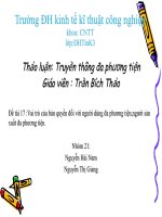 Đề tài 17 :Vai trò của bản quyền đối với người dùng đa phương tiện,người sản xuất đa phương tiện potx