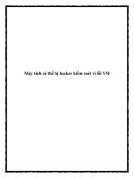 Máy tính có thể bị hacker kiểm soát vì lỗi YM pptx