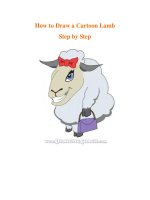 How to Draw a Cartoon Lamb Step by Step doc