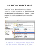 Apple “tung” bản vá để đối phó vụ DigiNotar docx